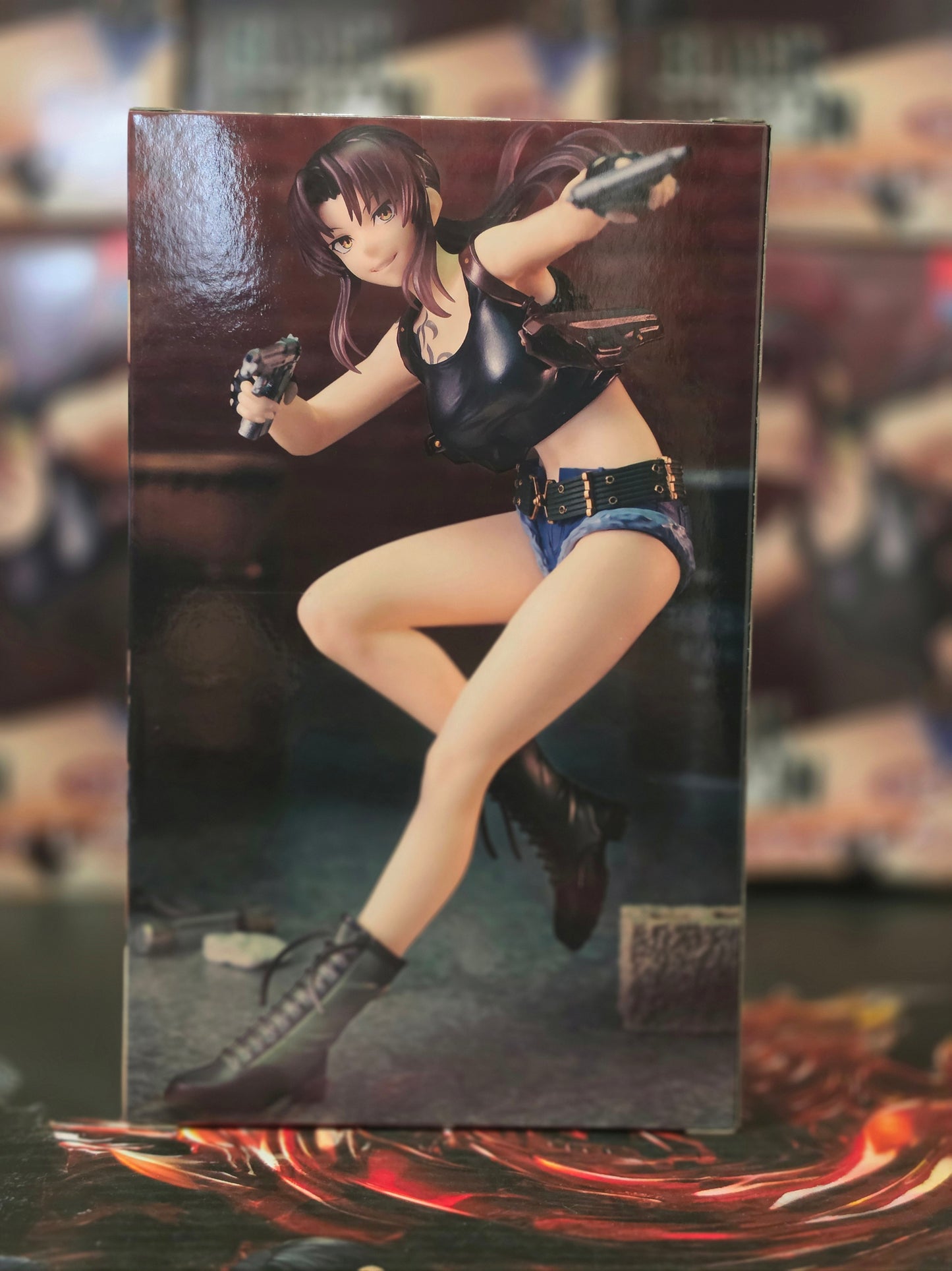 Black Lagoon Revy Vivit Figure 25th Anniversary Prize Figure Authentic Japan Imp