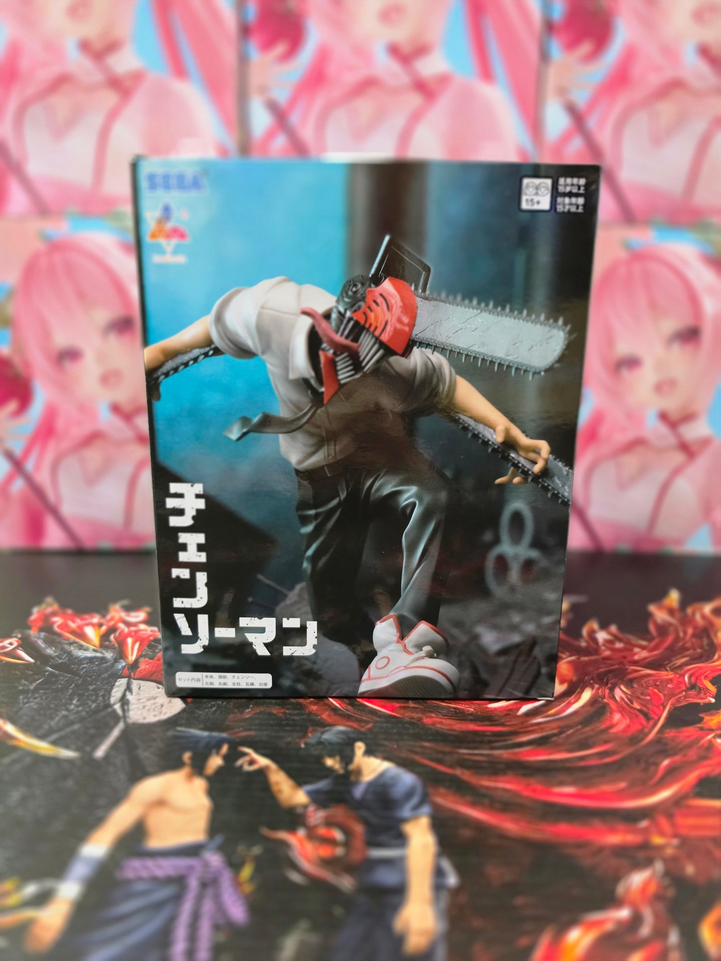 Chainsaw Devil Luminasta Figure Chainsaw Man Statue Sega Goods