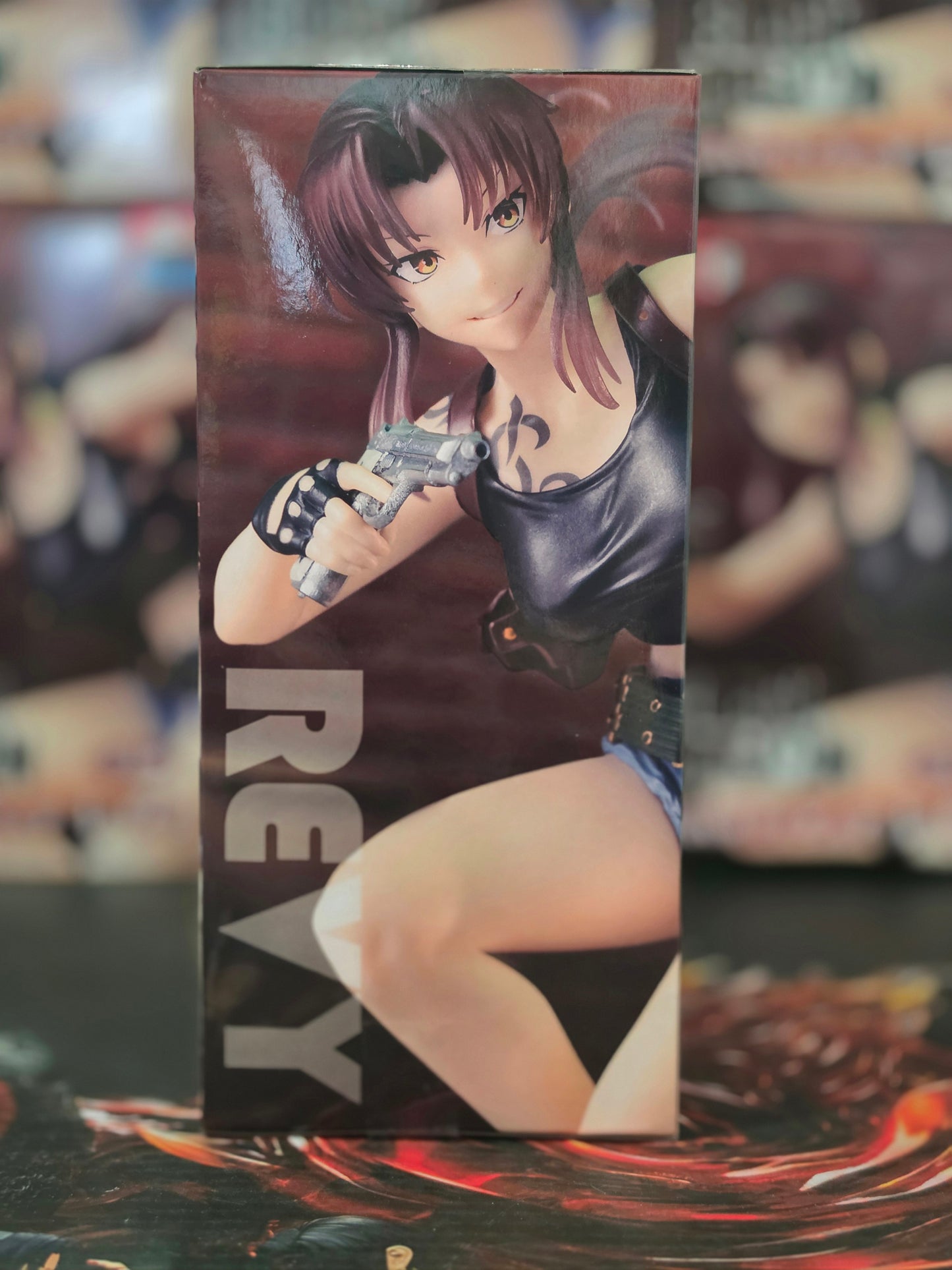 Black Lagoon Revy Vivit Figure 25th Anniversary Prize Figure Authentic Japan Imp