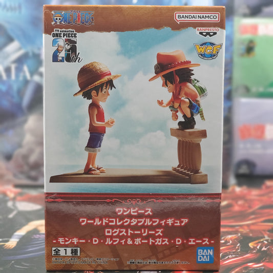 One Piece World Collectible Figure Log Stories Monkey D Luffy & Portgas D Ace